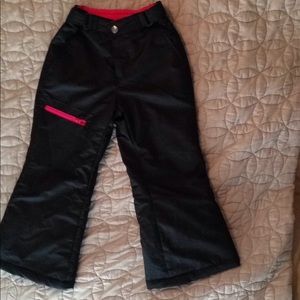 Black snow pants, kid XS (4-5)